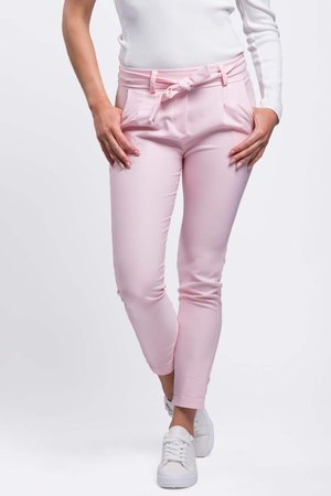 Pantalon slim rose