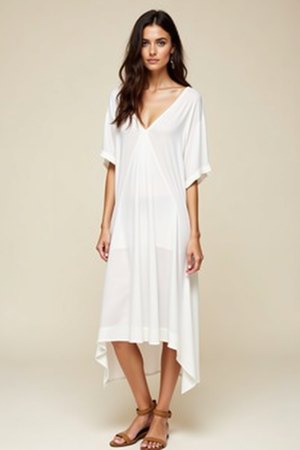Tunique bohème chic blanche