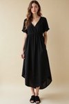 Tunique bohème chic noire