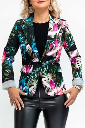 Blazer fleuri