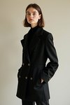 veste noir chic femme