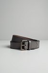 ceinture en cuir grise
