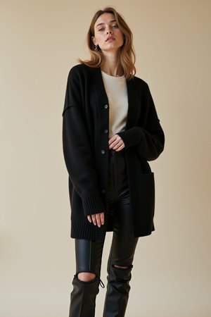 Gilet chaud noir