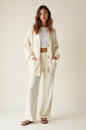 Gilet chaud blanc