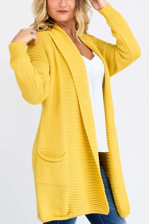 Gilet chaud jaune