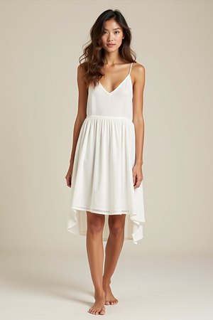 Robe chemise blanche