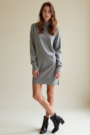 Robe d’hiver grise