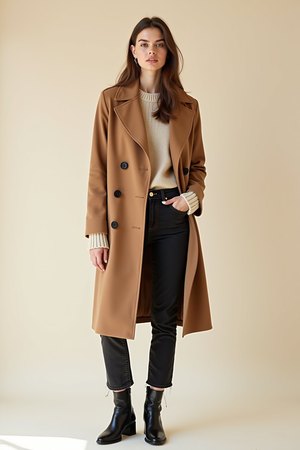 Manteau pied de poule