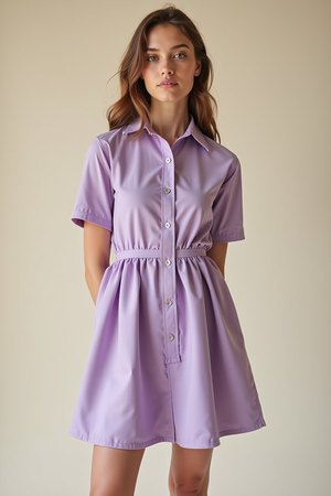 Robe patineuse lila