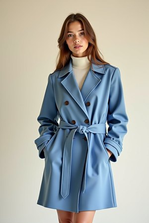 Veste manches 3/4 bleu
