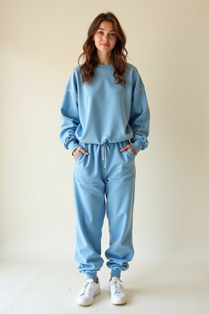 jogging bleu électrique