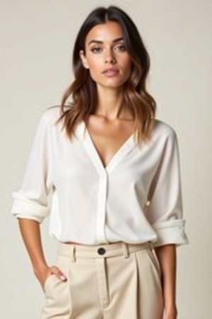 Top marin blanc