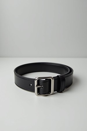 ceinture en cuir noir
